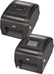 TSC TH340T desktop label printer, thermal transfer, 300 dpi, 152 mm/s, Ethernet, USB, RS-232, RAM 128MB, EU power cord - Robust and versatile 4-inch desktop printer in a user-friendly, low-maintenance clamshell design for demanding printing environme ...