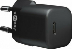 Wentronic Goobay Charger Fast Charger USB-C PD Nano (20 W) czarny