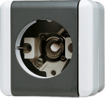 JUNG 837-14 W - Kabelgebunden - thermoplastic - Schwarz - Wei&szlig; - IP44