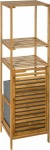 5five Bamboo laundry basket shelf