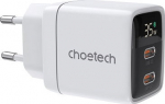 Charger CHOETECH GaN 2xUSB Type-C: 35W, PD