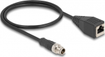 Delock Netzwerkkabel - 8-pole M12 (M) zu RJ-45 (W)