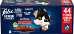 PUI PURINA Felix Fantastic Mix in jelly - wet cat food - 44 x 85g