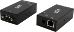 Exsys Ethernet zu 1x RS-232 Port m. 9Pin plug incl.VirtualComSoftware PoE - Ethernet - Power over Ethernet