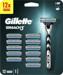 Gillette Set Gillette Mach3 - Men& + 12 replaceable blades