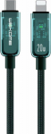 Kabel USB Wekome USB-C - Lightning 1.2 m Zielony (WK-WDC-181_GREEN)