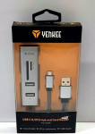 HUB USB Yenkee YHC 103SR USB C OTG HUB+reader YENKEE