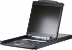 ATE Aten 8-Port 19" LCD KVM Switch, with Spanish Keyboard
