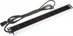 BKT Elektronik PDU 19&acute;&acute; 9xIEC320 C13, plug IEC320 C14, LED