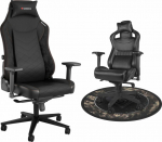 GNS Armchair Genesis Nitro 890 G2 czarny (NFG-2050) + Genesis Tellur floor mat 500 Master of Camouflage (NDG-1708)
