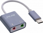 INLINE USB Audio Soundadapter USB-C Kabel