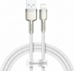 Cable USB Baseus USB-A - Lightning 1 m White (CALJK-A02)