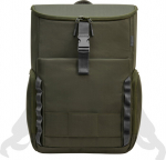 HP Modular 15.6 Backpack, 3-in-One (RFID Pouch, Backpack, Sleeve), Water Resistant with Rain Cover, Cable Pass-through, 27 Liter Capacity - Dark Olive Green
