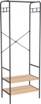 Hallway self HANNES 64x40xH180cm, rustic melamine
