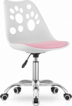 Leobert Print White Office Chair