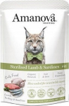 Amanova Cat Sterilised Lamb & Sardines saszetka 85g