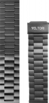 VELTORI Smartwatch Strap for Men's Smartwatch VT100 VT150 22mm VTB100 / black
