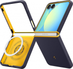 Case do Galaxy Z Flip 7 Spigen Nano Pop MagSafe, navy blue-yellow