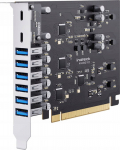 inateck PCIe Kart USB 3.2 G2, 2 USB C, 6 USB A Ports 16 Gbps