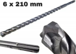 AWTools Drill AWTOOLS DRILL SDS PLUS 6x 210mm QUADRO XTREME BLACK LINE
