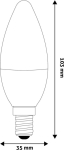 Avide E14 C37 6.5W 806lm 3000K