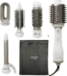 Adler 5-in-1 Curling Iron-Dryer | AD 2027 | Number of heating levels 2 | 1200 W | White/Champagne