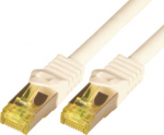 M-Cab CAT7 SFTP RJ45 LSZH 0.25M WHITE, 10GBIT RAW PATCH CABLE