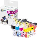 G&G XL-Cartridges 4er Set f&uuml;r Brother LC-3213VAL BK/C/M/Y