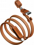 Kabel USB Energea Kabel Sheath Travel 2w1 USB-C do USB-C/USB-A 480Mbps 60W 1.2m orange