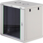 Digitus Wall-mounted network cabinet Dynamic 19" 12U rack 607x600x450mm, door glass, szara, not folded, 60kg