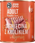 JOHN DOG Pumpkin Lamb with rabbit and pumpkin - wet dog food - 800g