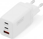 Digitus Charger GaN II 67W | 2x USB-C, 1x USB-A | PD 3.0, QC 3.0 | White