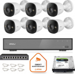 monitoring kit Imou 6x camera&nbsp;PS3E-8Q0 8MP POE