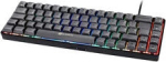 GAMIAC TKL69G SF Gaming Keyboard, Kailh Red Switches, RGB - black/grey