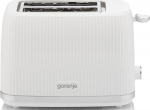 Gorenje T850DPW Toaster, Power 850 W, 2 slots, White | Gorenje