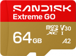 SanDisk MICROSD UHS-I 64GB MICROSD, 170MB/S(R) / 80MB/S(W)