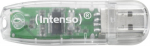 MEMORY DRIVE FLASH USB2 32GB/TRANSPARENT 3502480 INTENSO