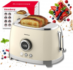 Klausberg Toaster TOASTER NA 2 SLICES DISPLAY LED KLAUSBERG KB-9026 RETRO