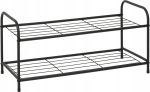 5five METTY metal shoe rack, 2 horizontal, 71 cm