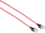 Mercodan KAT6A SLIM UTP 3.0m Patch, cable Red, Halogen-free LSZH