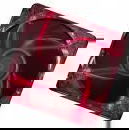 CASE FAN 120MM TRANSP 3PIN+4P/RED 12V XF046 XILENCE