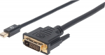 MANHATTAN Mini-DisplayPort 1.2a -> DVI-D(24+1)-Steck. 1.8m