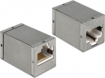 DELOCK RJ45 Adapter RJ45 -> RJ45 Bu/Bu Cat6 shielded com