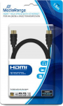 MediaRange HDMI HighSpeed Ethernet Anschlussk. 18Gibt/s 1.8m