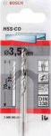 BOS Bosch drill bit for metal, cylindrical, cobalt 3.5mm (2.608.585.845)