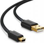 Ugreen USB cable - mini USB US132 1m (black)