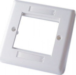 Lindy Single Gang Face Plate Accepts Two Modules