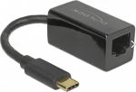 DELOCK Adapter SuperSpeed USB-C St > Gigabit LAN comp. schw