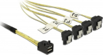 Delock SATA- / SAS-Kabel - SAS 6Gbit/s - 4x Mini SAS HD (SFF-8643)