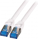 EFB Elektronik EFB RJ45 Patchkabel S/FTP,Cat.6A,Cat7 TPE superflex,1 m,wei&szlig;